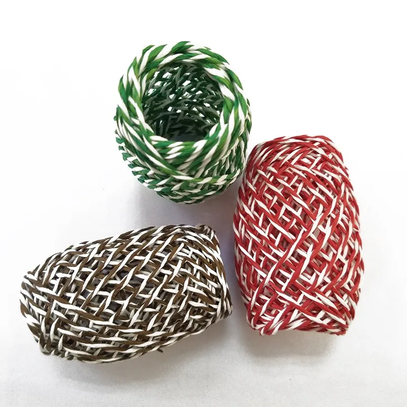 Wholesale Paper Raffia Ribbon Roll for DIY Craft Raffia Yarn for Gift Wrapping Raffia String Roll for Flower Packing