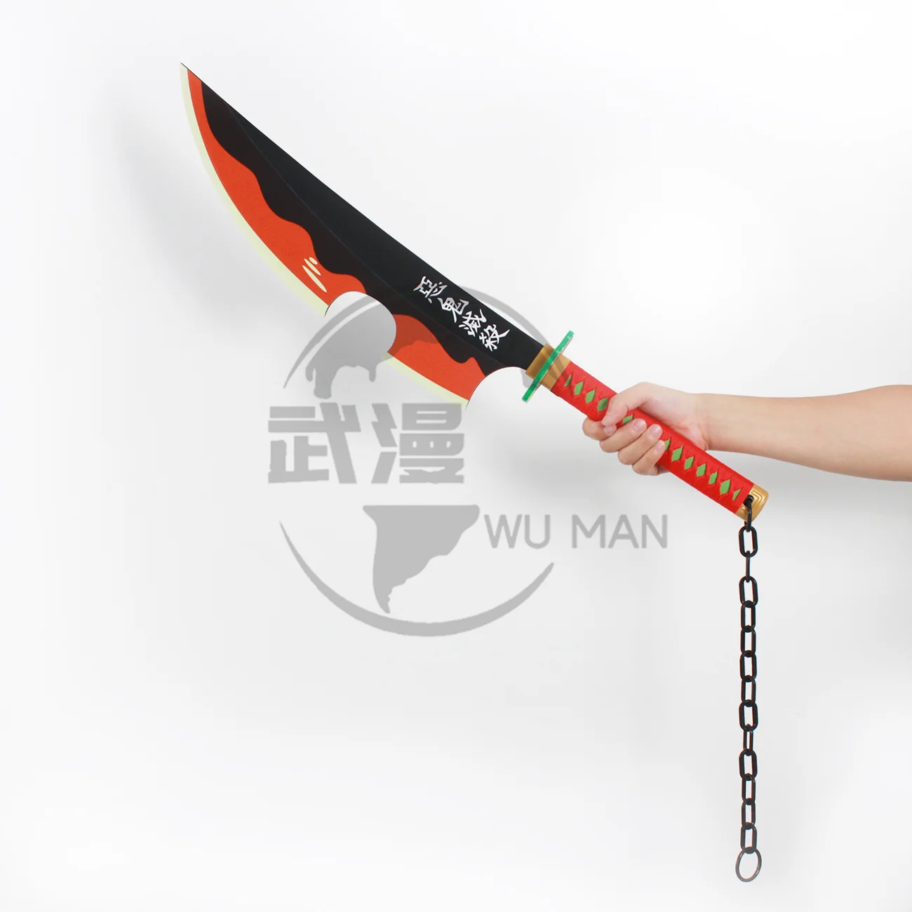 Japanese Uzui Tengen Coser Anime Demon Slayer Safety Weapon Ninja Katana Swords for Cosplay