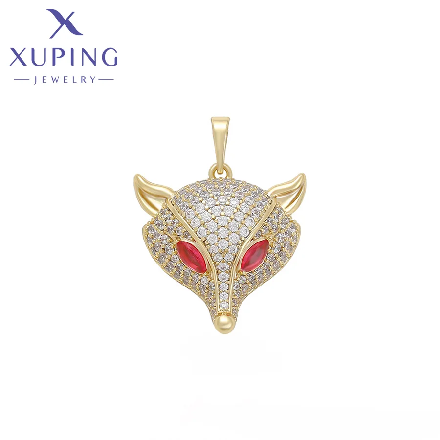 X000942207 XUPING Jewelry Realistic Animal Head Pendant Gold Plated Wholesale Pendant Fashion Jewelry