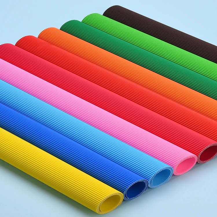 Plain colour 50*70 Corrugated art paper&paperboard