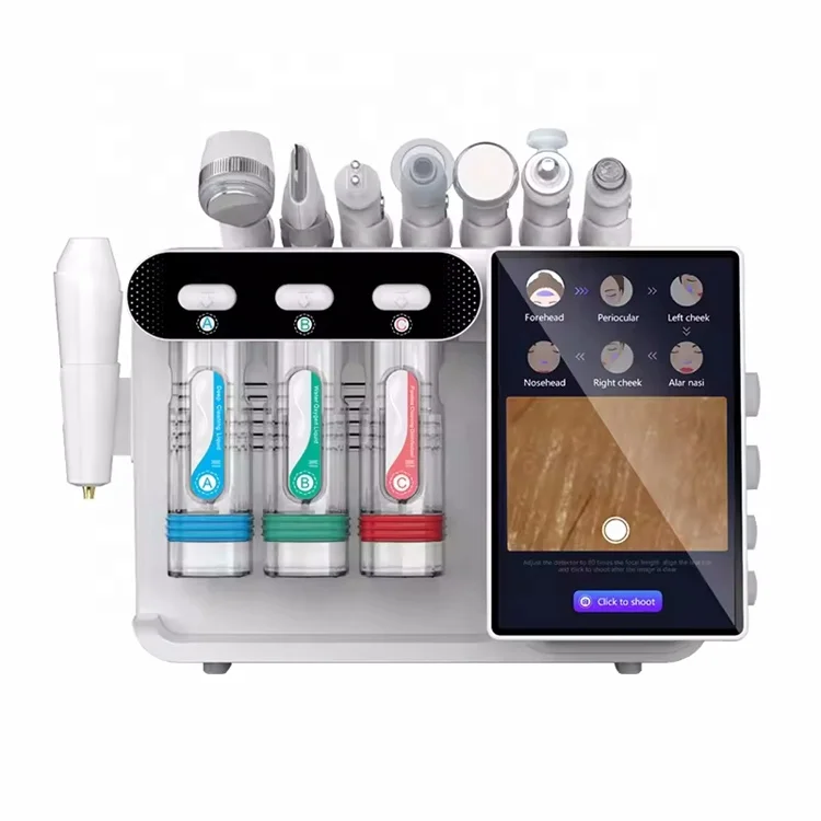 oxygen bubble facial beauty machine aqua jet peel bubble oxygenation facial cleaning ultrasonic skin scrubber