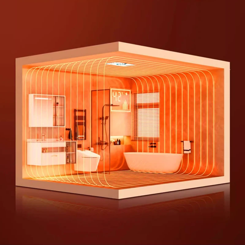 SAA bathroom integrated warm air exhaust fan ceiling household heater multifunctional thermal energy ring heater