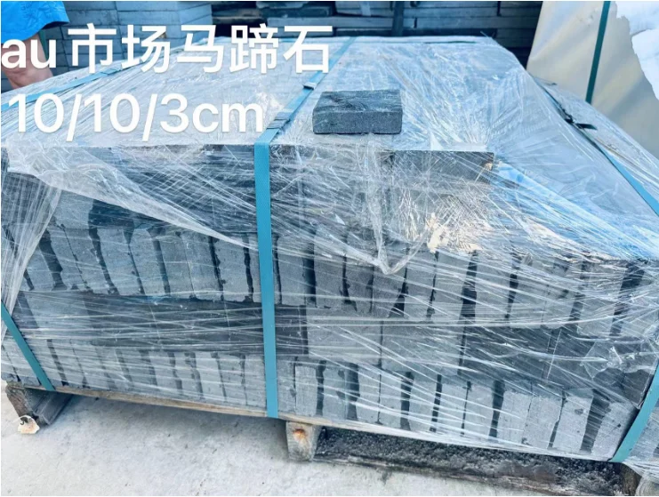 100% Natural Tough Grade Quality Basalt Cobble Stones Block Form-Premium Exporter Supplier