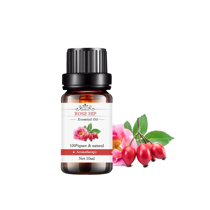 Wholesale price pure natural rose hip seed oil carrier oil skin care massage rosehip essential oil for face and diffuser