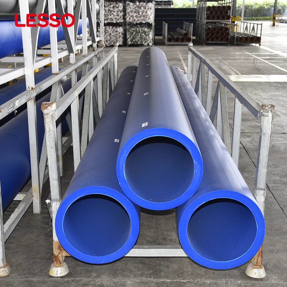LESSO long service life corrosion resistance blue black 110 160 180 200 250 315 355 400 450 90mm pe pipes