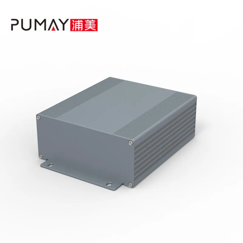 custom cutouts aluminum enclosures computer chassis for media center 107*47-100 mm