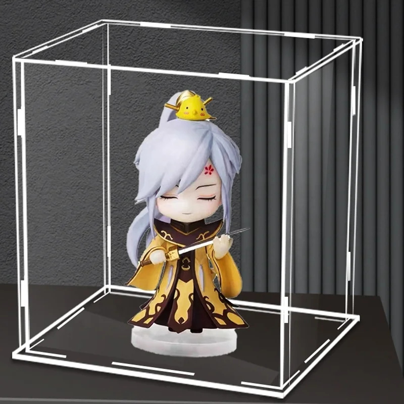 Acrylic Display Box exhibition uv blocking Dustproof uv resistant custom modern Showcase for Figures Car Model Collection