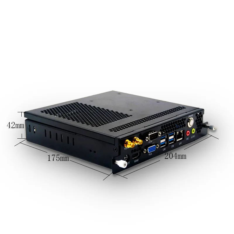Встроенный 1037 процессор Core I3 I5 I7 8 ГБ 512 SSD Мини ПК OPS промышленный