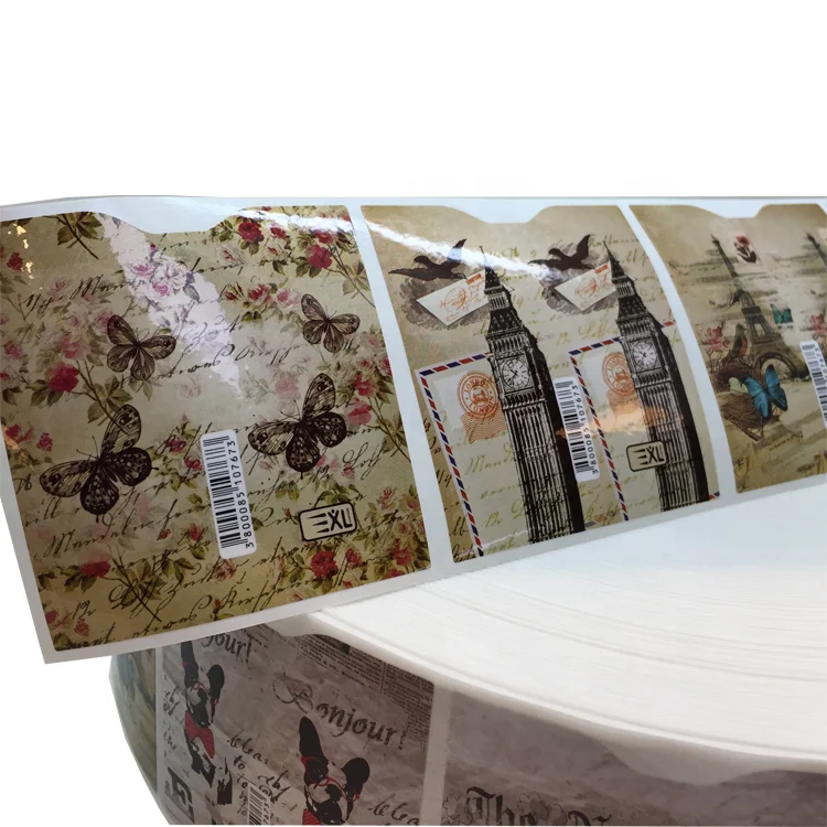 Custom Daily Chemical Perfume Bottle Label Sticker Printing Waterproof Vinyl Glass Bottle Label