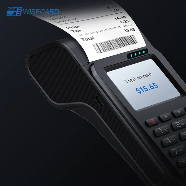 WCT-T50  Pos Terminal 2.4 Inch Screen Mobile Handheld POS Terminal 4G/WIFI/Wireless Mini Linux POS System with Printer