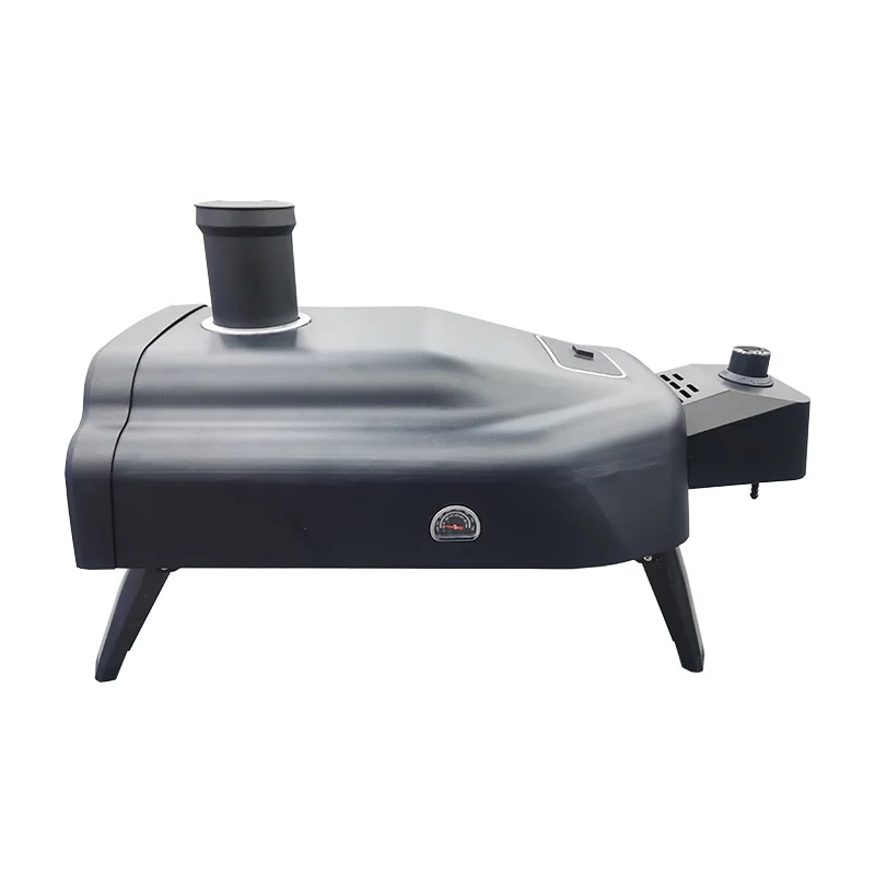 14 Inch Wood Fired Beef And Pizza Oven Stainless Steel Portable Dual Fuel Charcoal Pellet And Gas Rotating Pizza Oven Outdoor