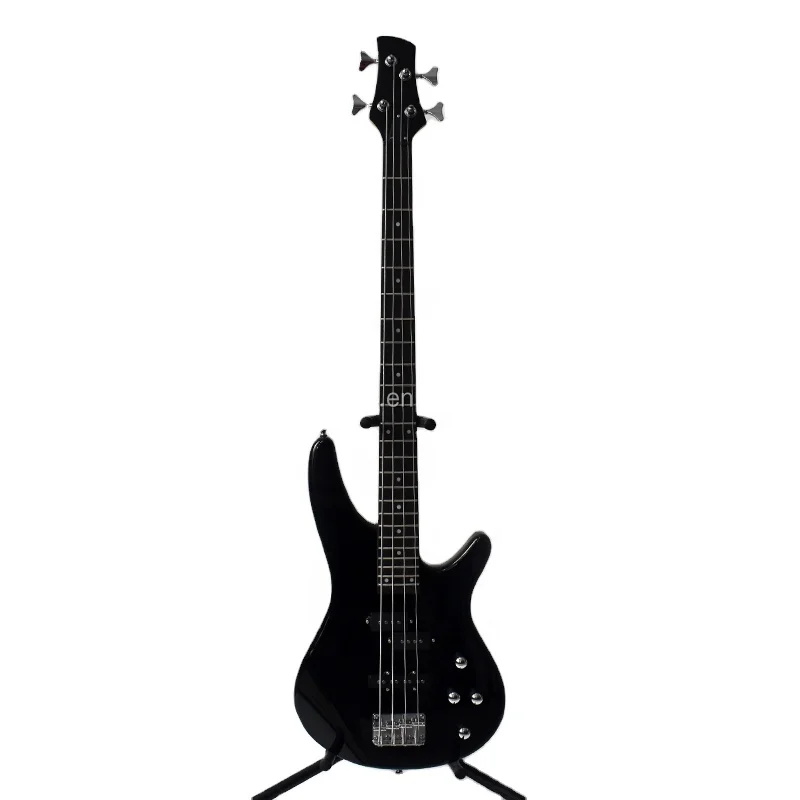 ZLG Outstanding Quality Cheap Price 4 string Electric Bass For Sale black color fast shipping