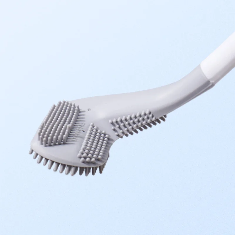Creative Golf-Shape Silicone Toilet Brush Multifunction TPR Brush for Bathroom