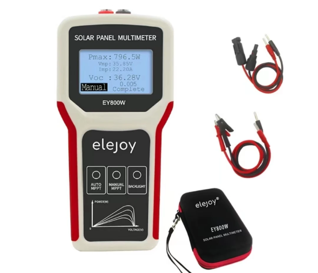 Latest Universal automatic EY800W LCD show Solar Panel MPPT Tester Photovoltaic Panel 800W Power Supply Digital Multimeter