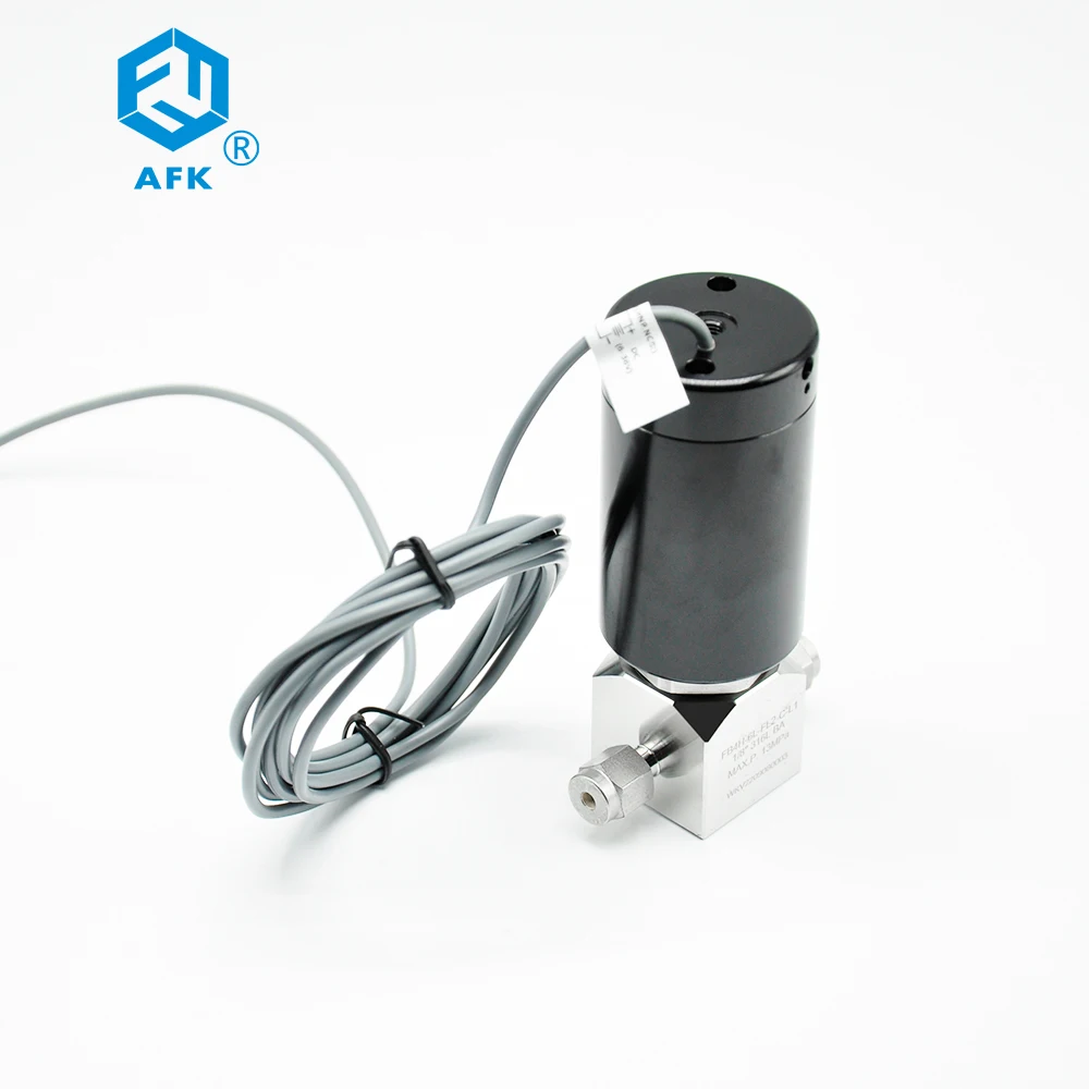 High Purity Gas Stainless Steel Pneumatic Diaphragm Valve 1/4 Inch High Pressure