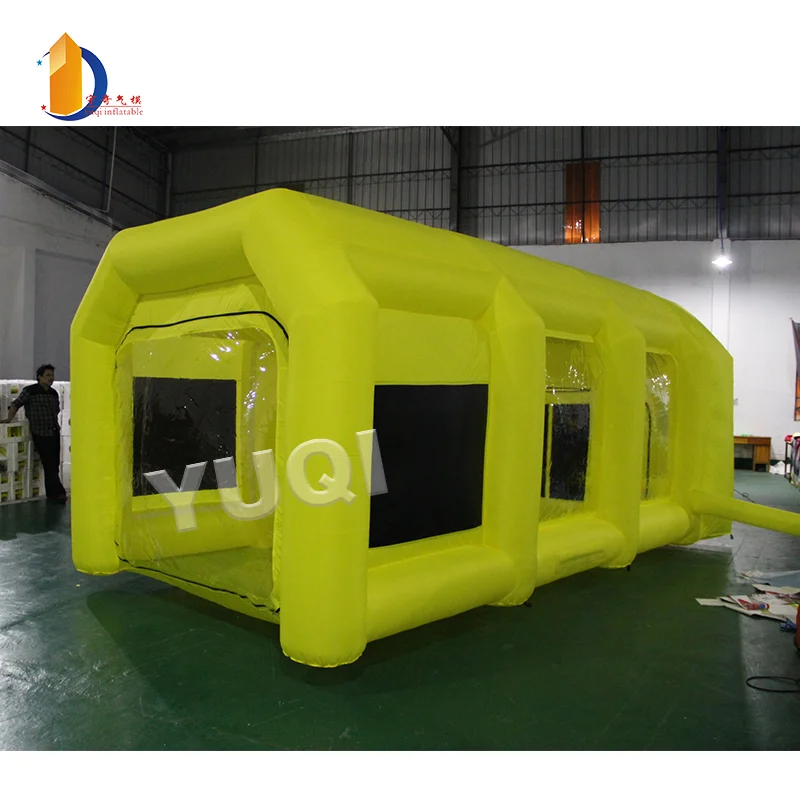 YUQI Mobile Portable Car Spray Tent Inflatable Car Painting Spray Paint Booth For Sale