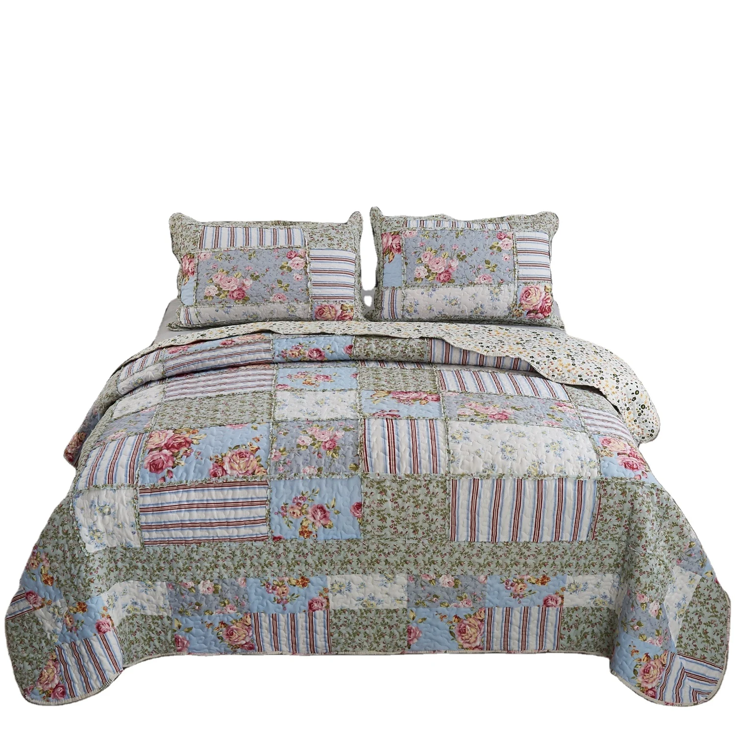 Лидер продаж Обрезанное легкое одеяло Aldi из 100% полиэстера потертый шикарный фермерский