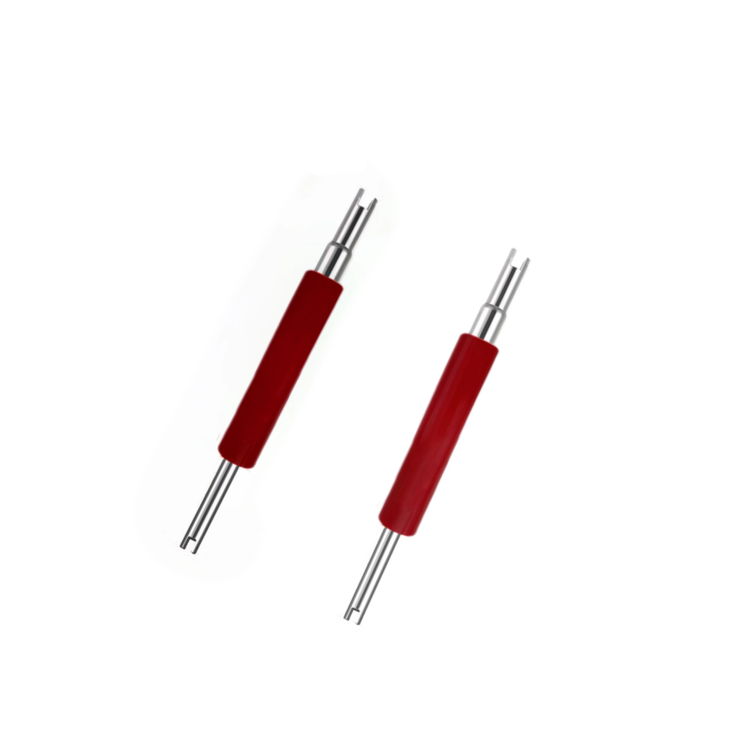 Plastic handle dual heads tire repair tools dual-purpose switch disassembly maintenance bleed needlValve Core Dual Wrench