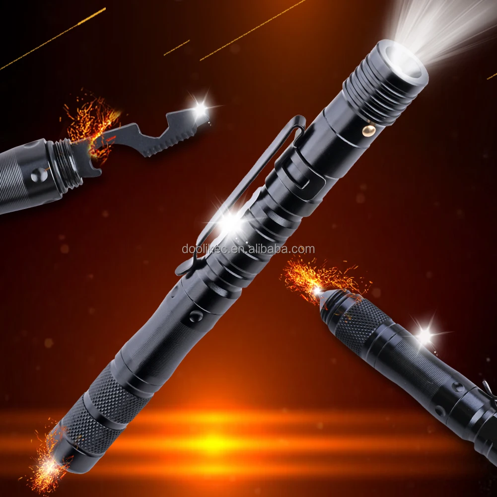 Multi-use Tactical Pen with Light Flash at Night Camping Knives Hunting Survival Multifunction Pocket Tactical Pen.jpg
