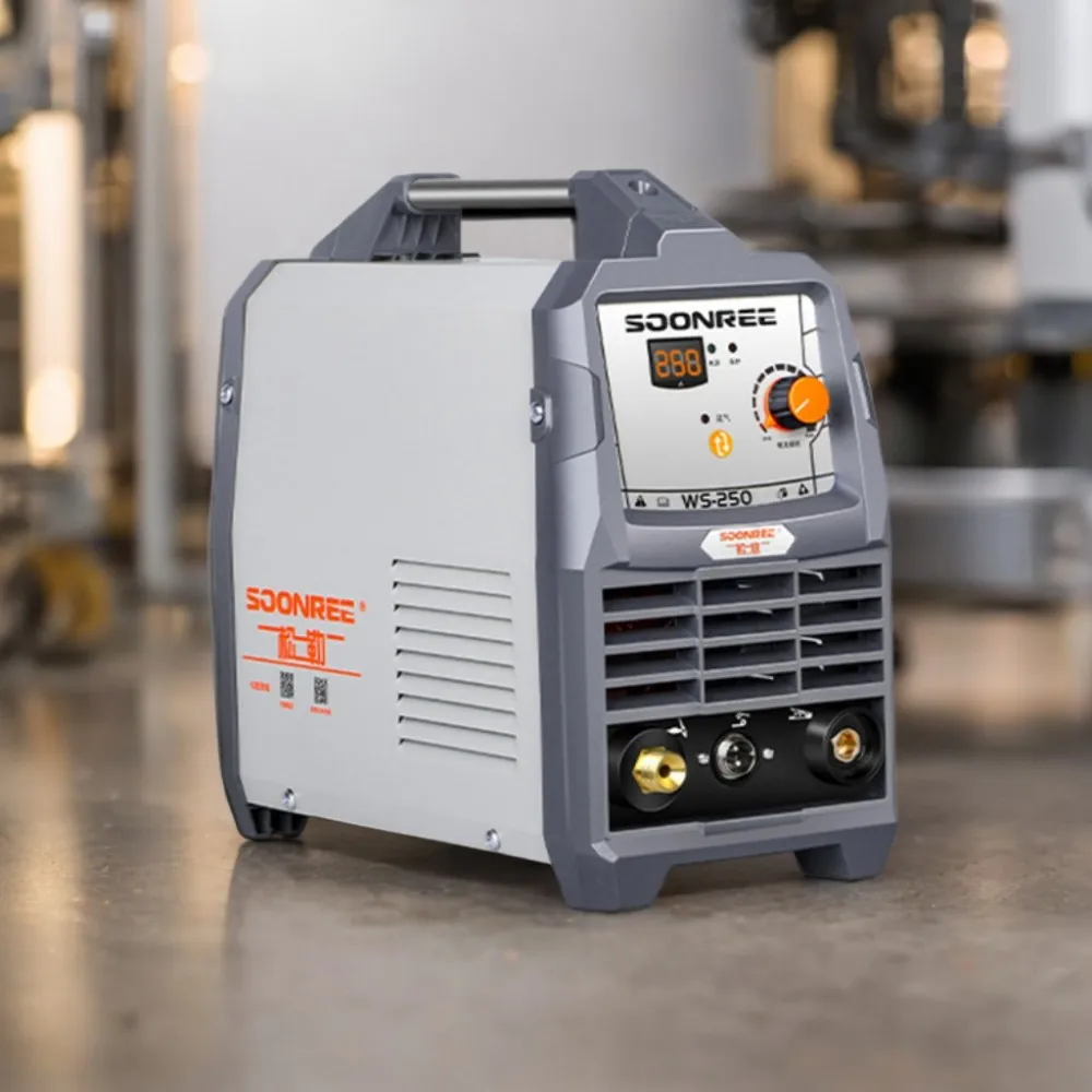 AC220V WS-250A DC Inverter Multi-function Argon Arc Welder Electric Welder Gas/Electric Weld Dual Metal Welding Equipment