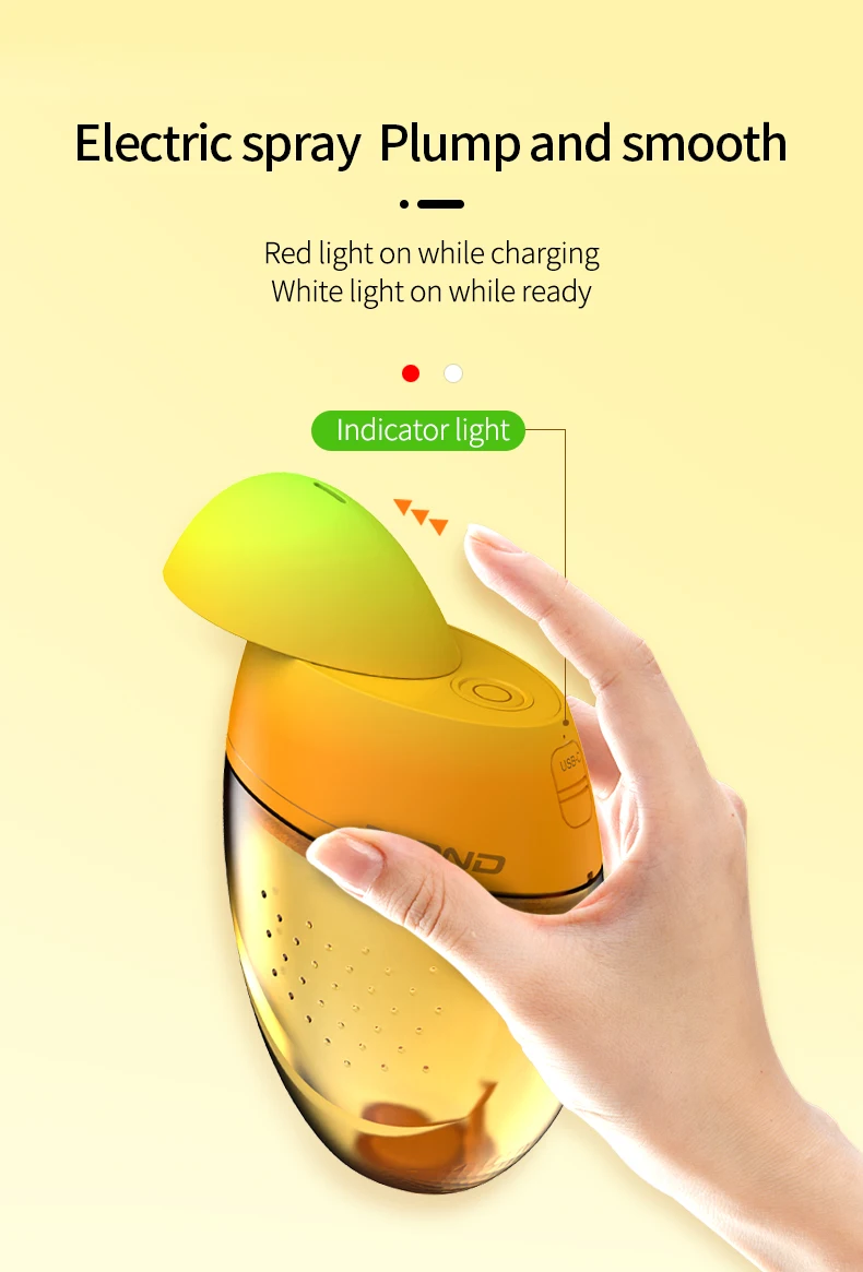 New Arrivals Mini Travel Portable Bidet Handheld Smart Electric Travel Shattaf 250ML Mango Shape Bidet Bottle