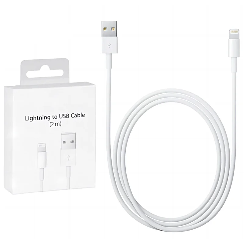 1m OEM MFi Certified 8 Pin Mfi Certified Original 2.4A 1A USB 2.0 to Lighting Cable iPhone 12/SE/11Pro/Earphone Charger Sync