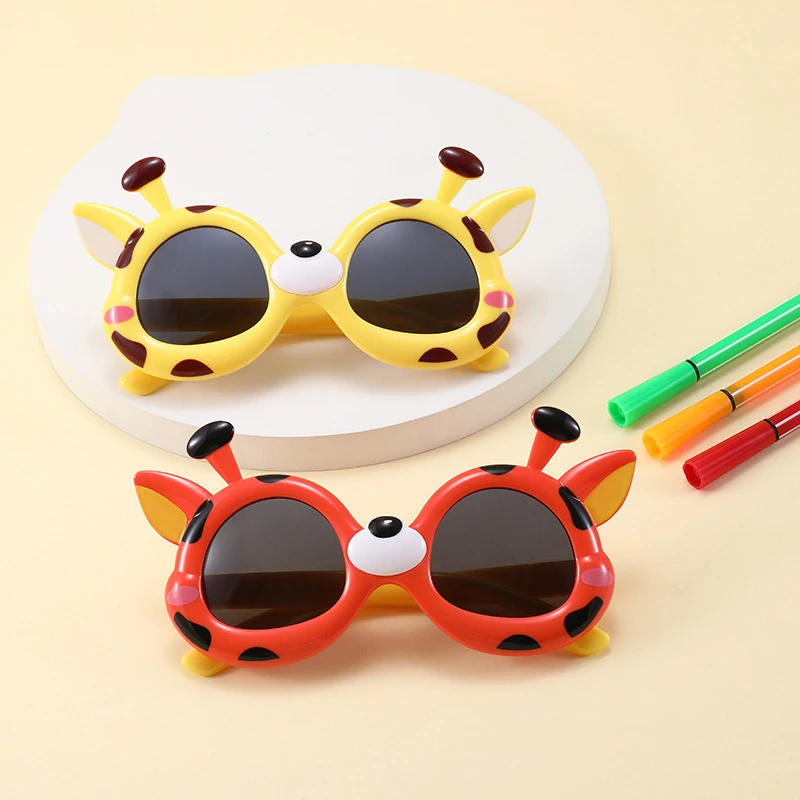 Cartoon children sunglasses personality deer type kids sunglasses children sun glasses model KK22072