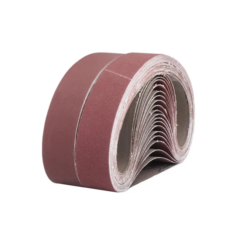 Red Aluminum Oxide Endless Sanding Belt Abrasive Tools for belt machine