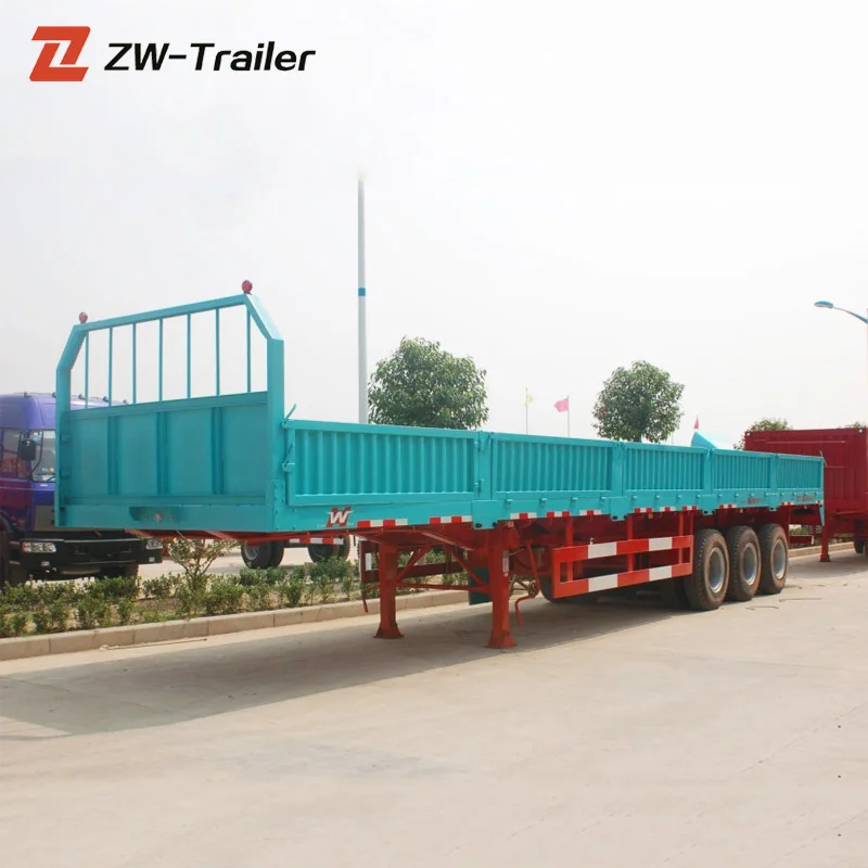 80Tons 90Tons 3 Axles 34 ton Side Tipper Semi Truck Trailer For Sale In South Africa