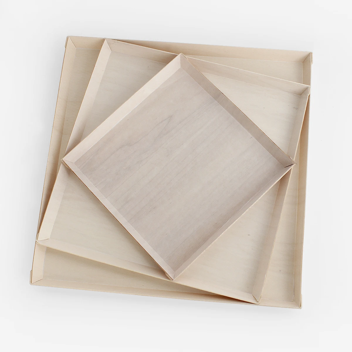 Safe Takeaway Pizza Wooden  lunch box Sale Box Wooden Sushi Box Bento Tray Food  Container With Transparent Lid
