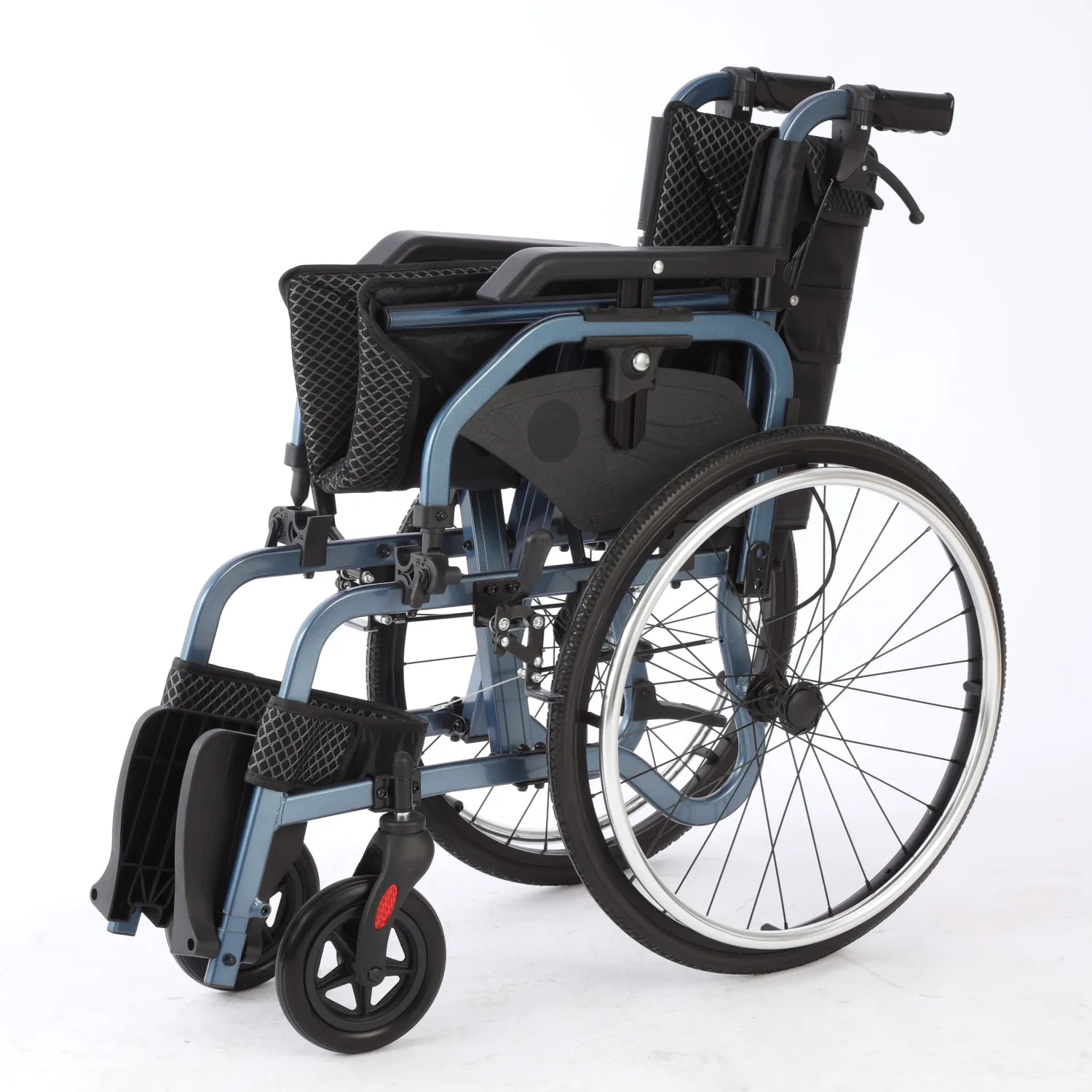 Wholesale Wheelchair 7 Inch PVC Front Wheel Tire 24 Inch Rear Wheel alloy wheelchair in kuwait