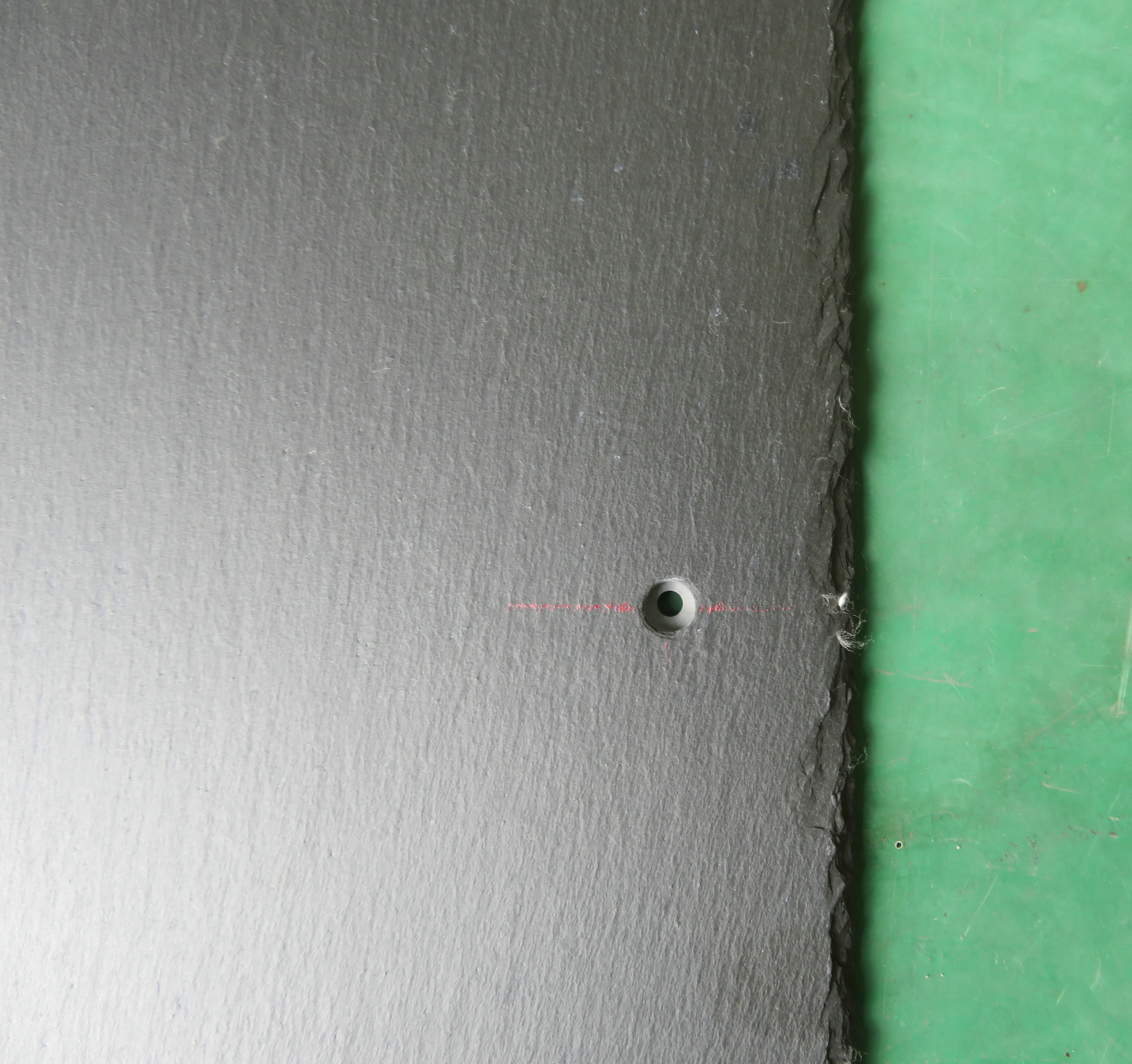 High calcium black slate roofing tiles rectangle 600x300mm