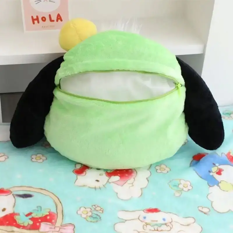 SS new foldable kuromi pillow with blanket kawaii kuromi melody plush cushion super soft plush pillow toy stuffed animal toy