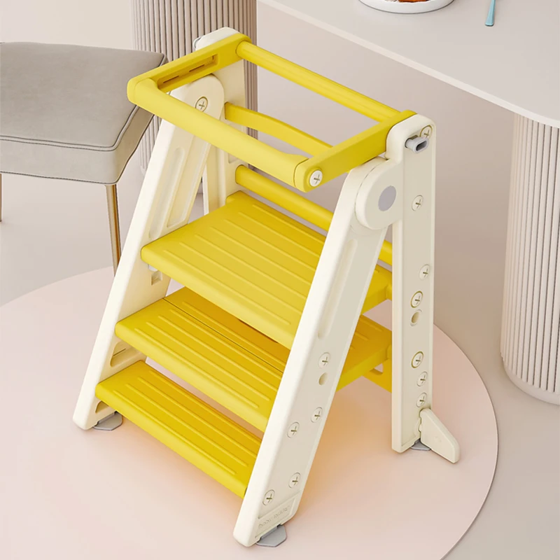 Foldable Learning Tower Hand Washing And Tooth Brushing Steps Kids Learning Tower Hdpe Learning Tower Kitchen Helper