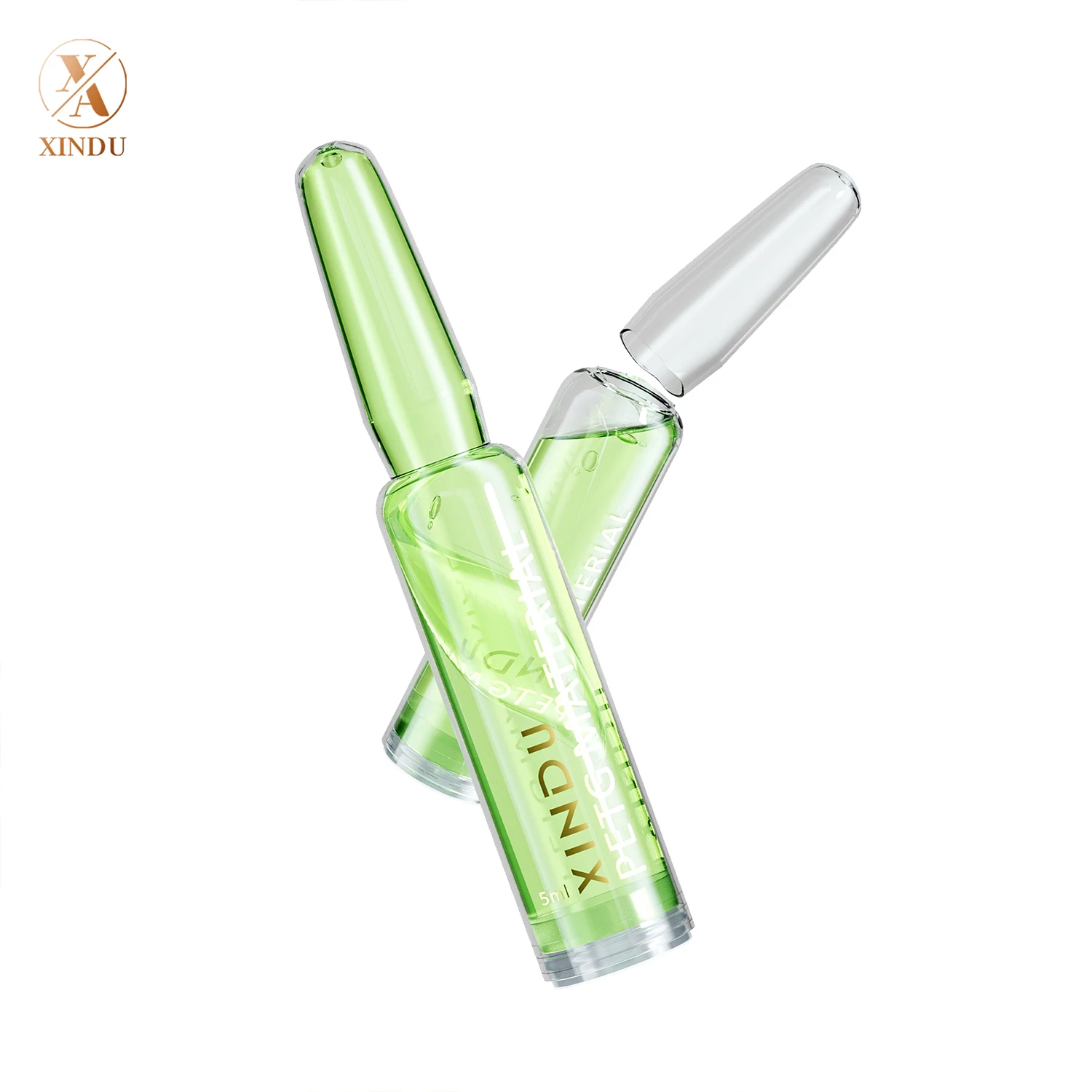 promotion Small size twist off the head for one-time use PETG PP cosmetic bottle 1.5ml for Essence Serum Ampoule packaging