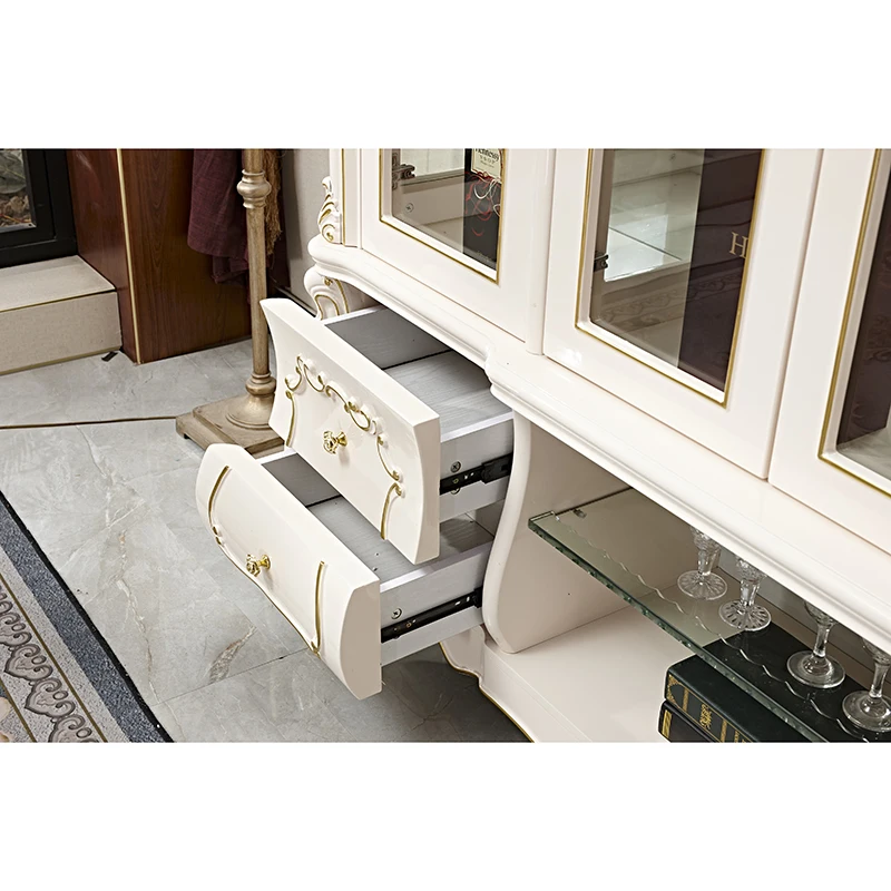 European Wine Cabinet Living Room Furniture Wine Cabinet Glass Doors Tall Glass Wine Cabinet