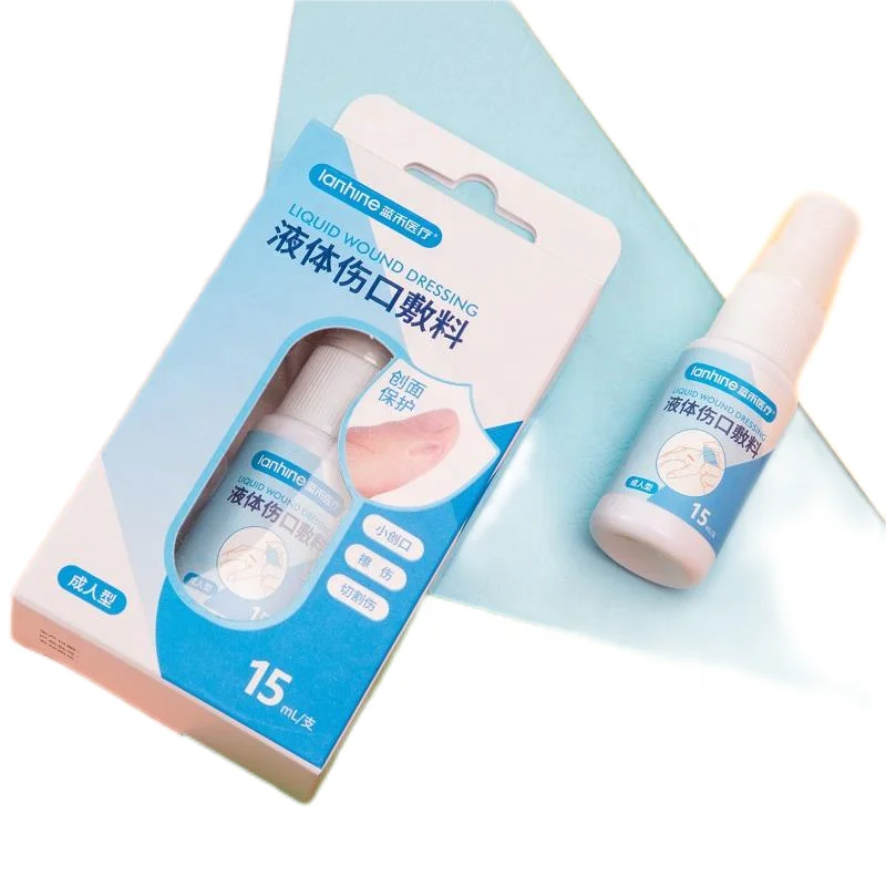 No Sting Barrier Film Durable Spray Skin Wound Dressing  Peristomal Skin Protection15ml OEM ODM LOGO Customized
