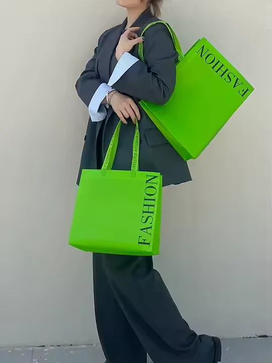 PP Bottom Gusseted Polypropylene Lamination Tote Non-woven Shopping Bag
