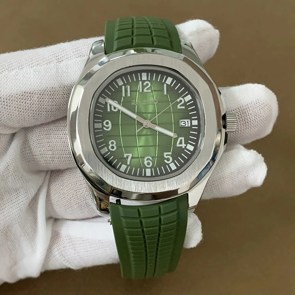 2024 New improved Japan Seiko NH35 Movement  silicone strap Mechanical Watches for men