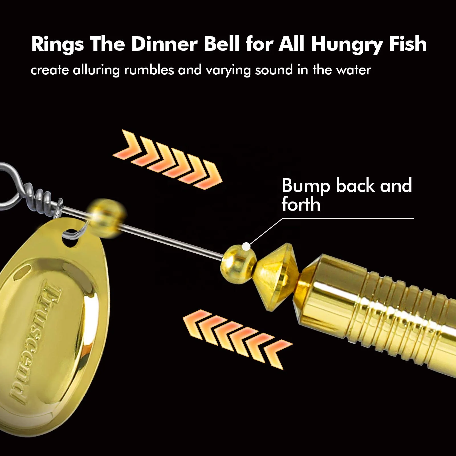 Truscend manufacturer bass trout pike hard metal spinner spoons blade swimbait fishing lure for saltwater freshwater