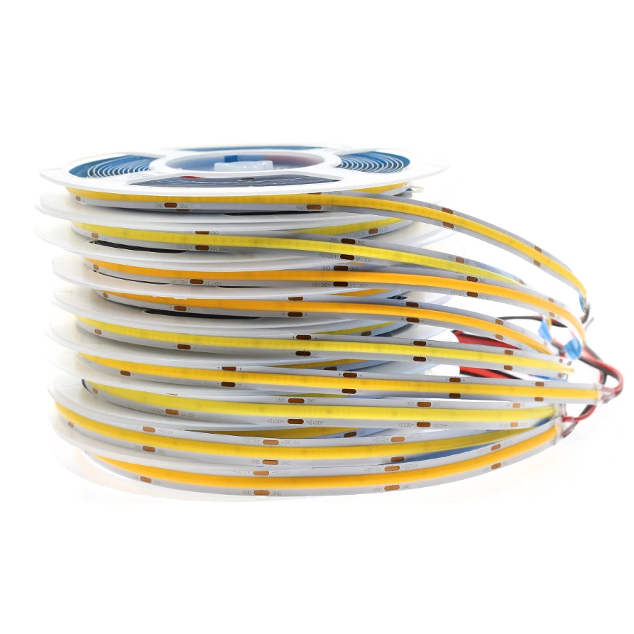 car led strip light 320led 384led 480led 528led 768leds RGB COB led strip light led strip light aluminum profile for