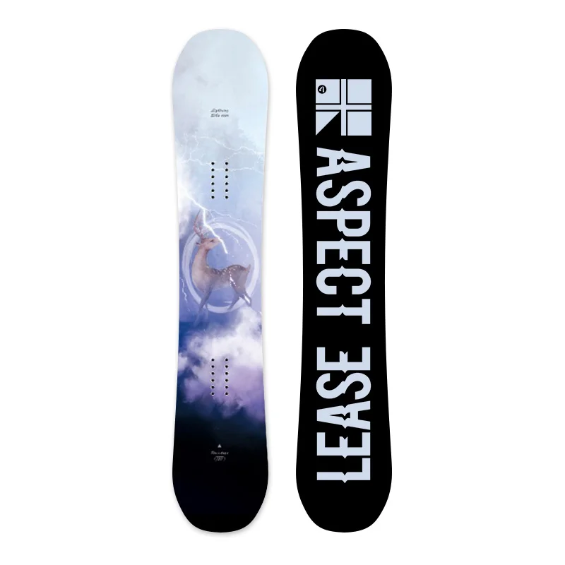 Professional Level Snowboard Pink Cross Country Skies With Flat Pattern And Eight Figure Carving
