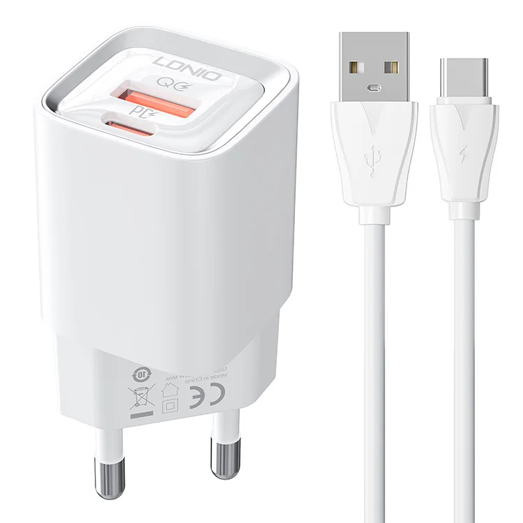 LDNIO A2317C usb настенное зарядное устройство с usb док-станция для iphone 13 14 мини-телефон зарядное устройство адаптер для iphone настенное зарядное устройство