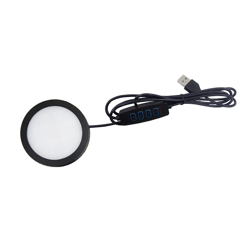 USB Night Light Three Color Temperature 5v Rv Light Puck Light Puck Light Wine Cooler Closet Light ultra Thin Led Cabinet Light