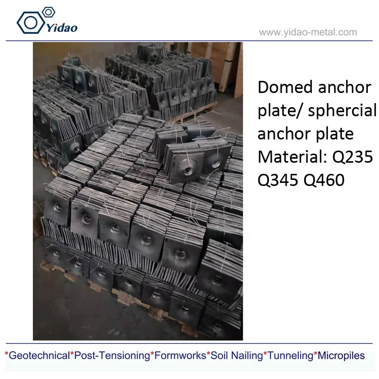 steel anchor plate for mining