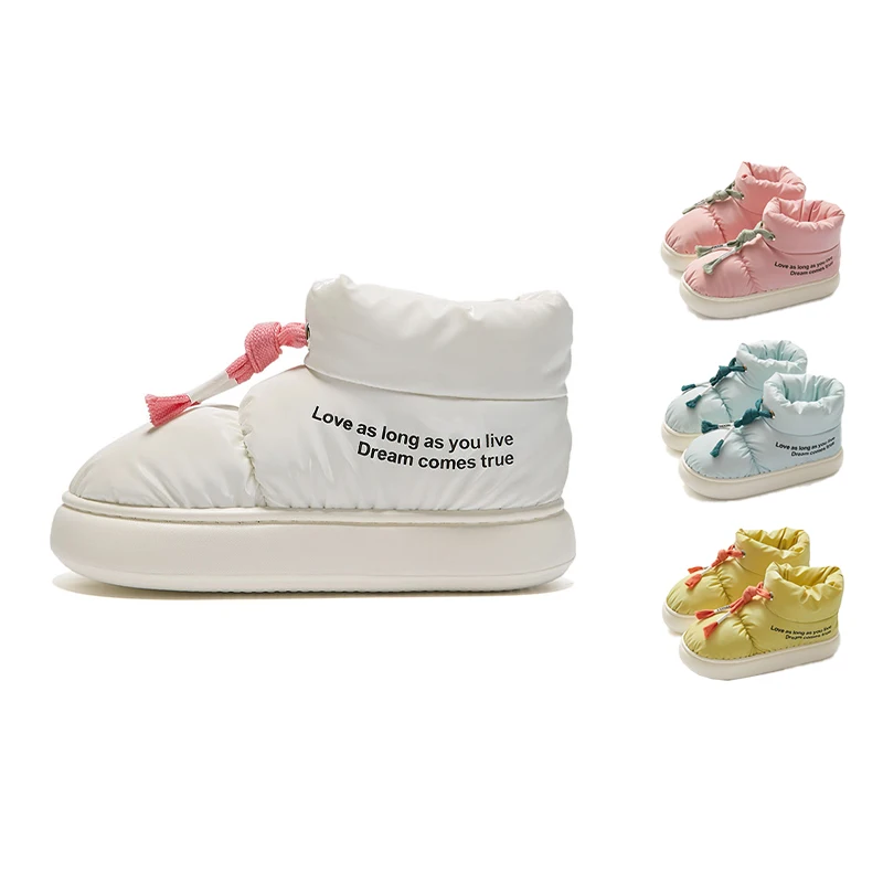 Winter Ankle Boots EVA Sole Comfortable Breathable Anti-slippery Closed Toe Box Women Fashionable Casual Outdoor Cotton Fabric