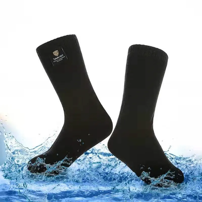 Waterproof socks  extreme sports skiing  hiking  wading and adventure  double knit waterproof socks