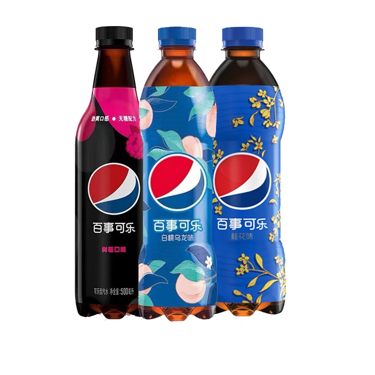 Beverages Multiple Flavors 500ml Pepsi Coke With The Chinese Unique Flavor