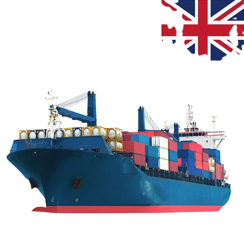 FCL LCL sea shipping port to port service large machine transportation from China Xiamen to Englandd 20ft 40ft