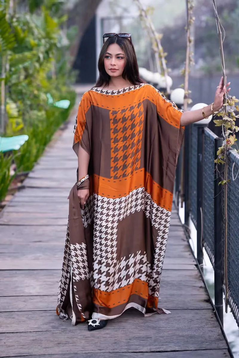 Latest Design Manufacturer Custom Islamic Printed abaya femmes robe musulmane Long Modest Dress Modesty Abaya Coat For festival